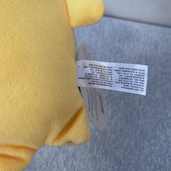 NWT San-X Mamegoma Seal in Yellow Duck Costume Plush Japan 10" 2018 - Picture 9 of 10